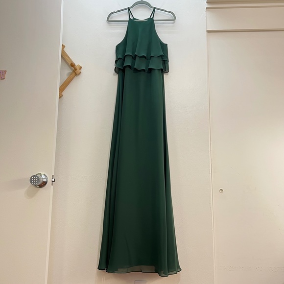 Jenny Yoo Charlie Ruffle Bodice Gown - Picture 3 of 12